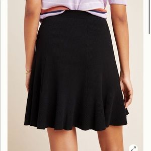 NWT Anthro Maeve Jovie ribbed sweater skirt